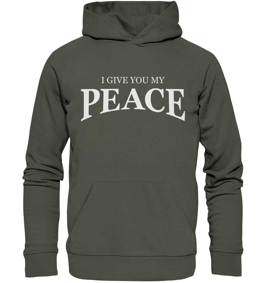 Joh 14,27 - PEACE - Organic Hoodie