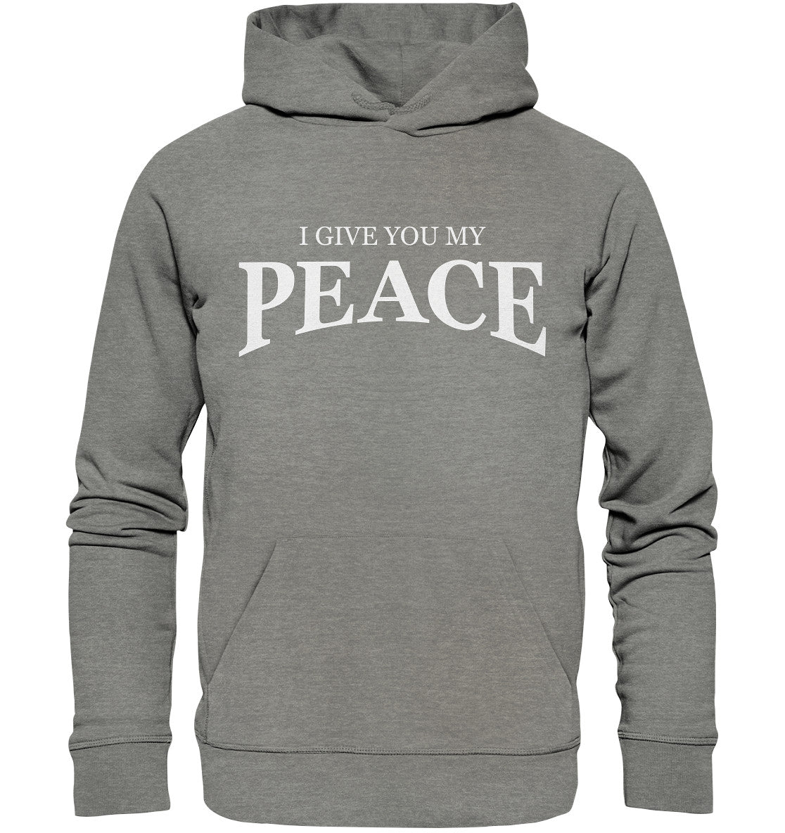 Joh 14,27 - PEACE - Organic Hoodie