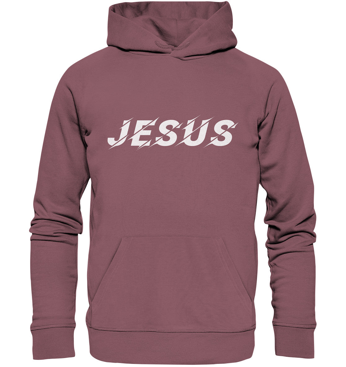 JESUS Weiß - Organic Hoodie