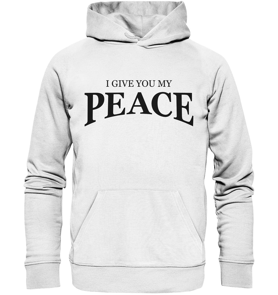 Joh 14,27 - PEACE - Organic Hoodie