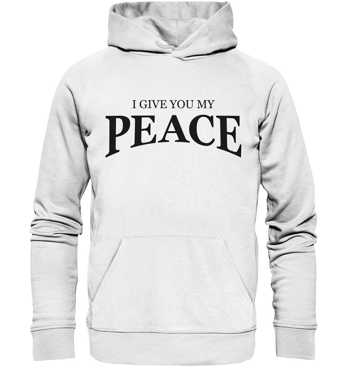 Joh 14,27 - PEACE - Organic Hoodie