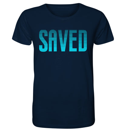 Eph 2,8 - SAVED Design türkis - Organic Shirt