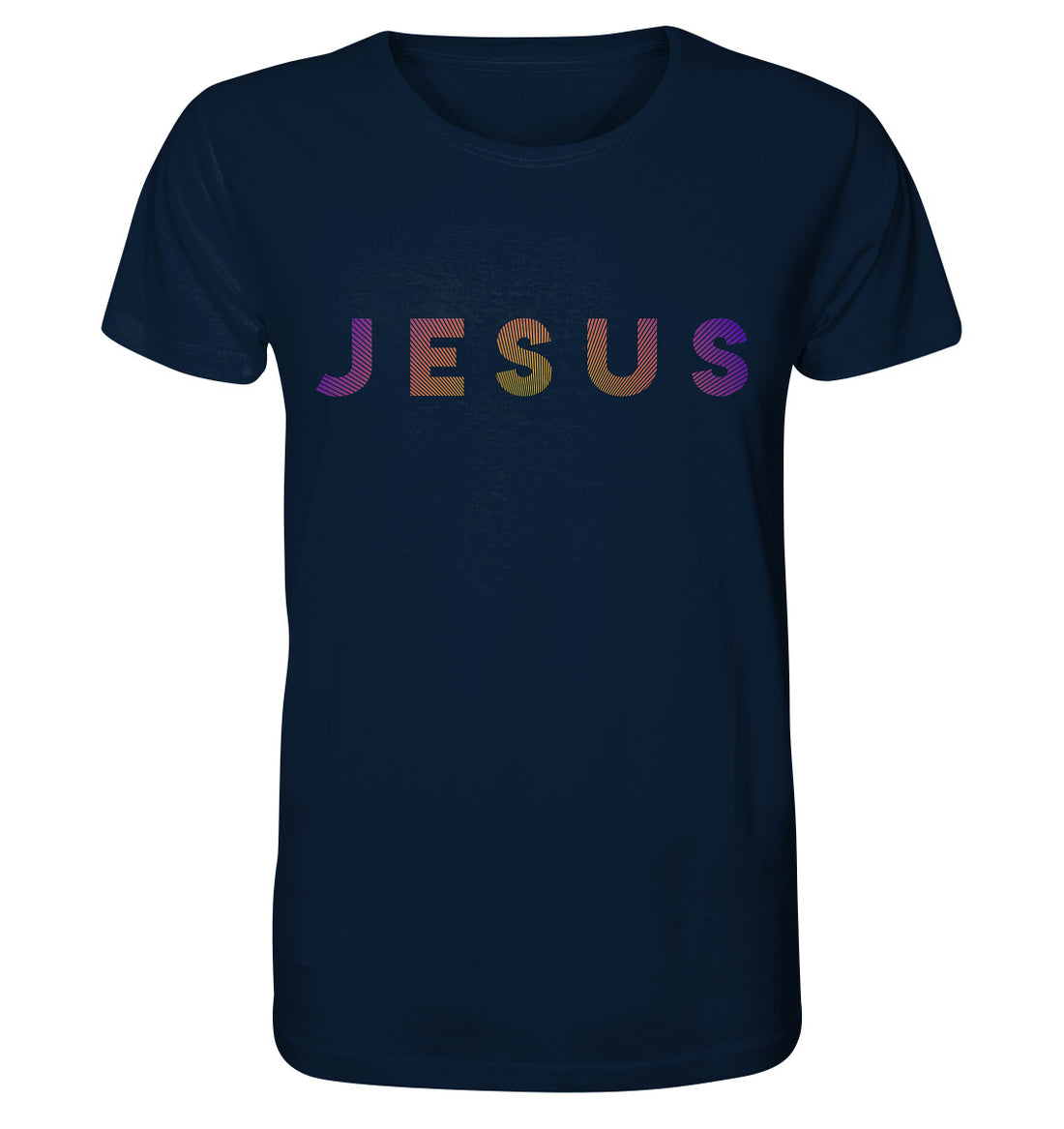 JESUS Farbverlauf - Organic Shirt