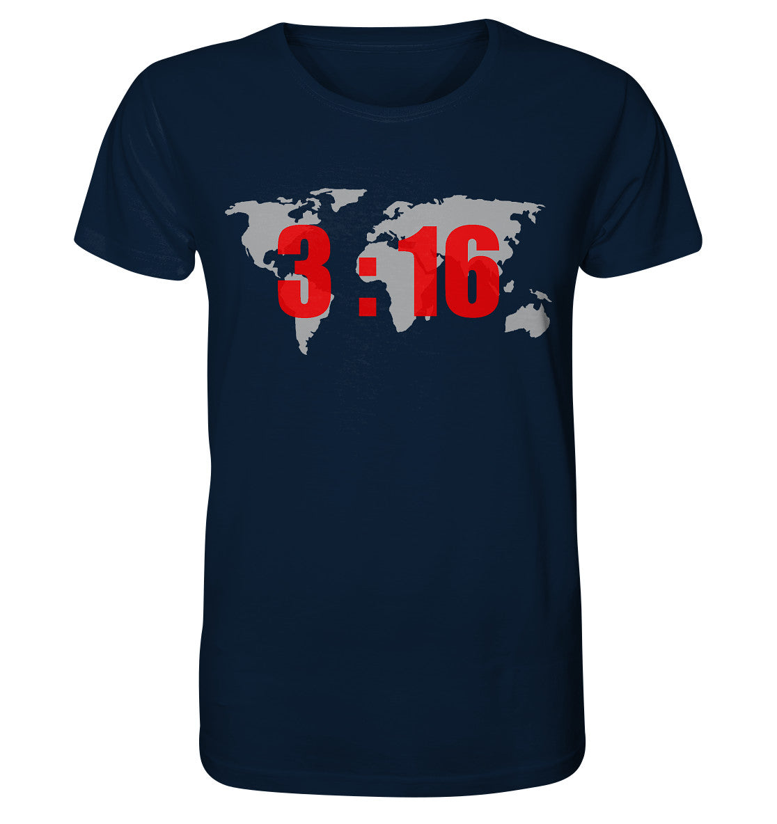 Joh 3,16 - World - Organic Shirt