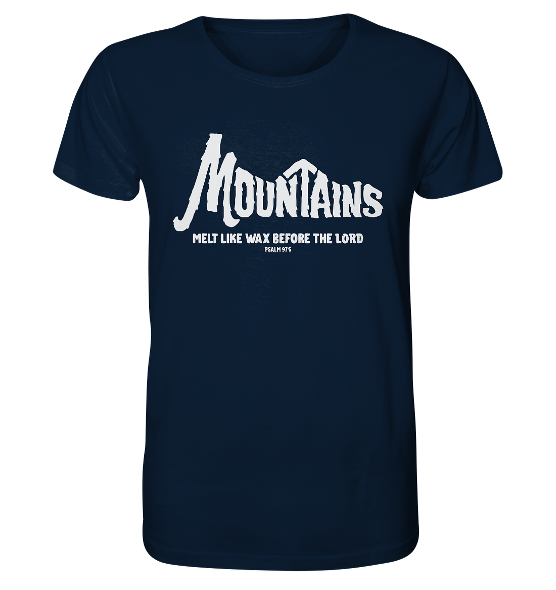 Ps 97,5 - Mountains (2) - Organic Shirt
