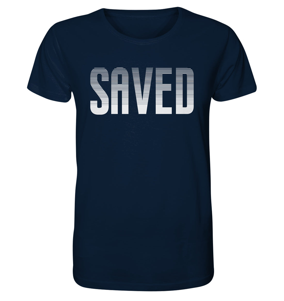 Eph 2,8 - SAVED Design weiß - Organic Shirt