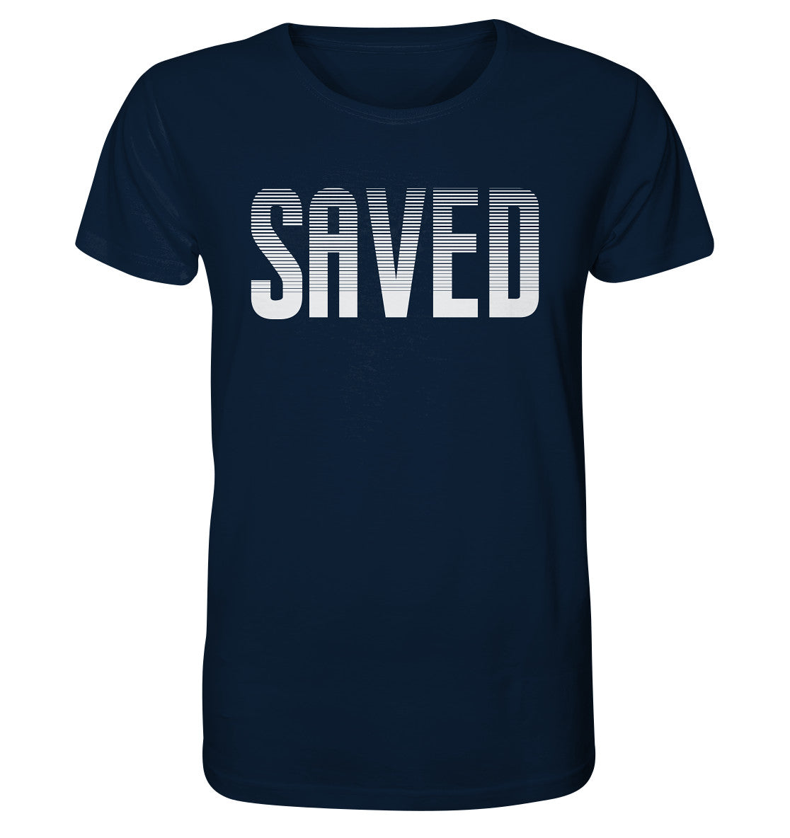 Eph 2,8 - SAVED Design weiß - Organic Shirt