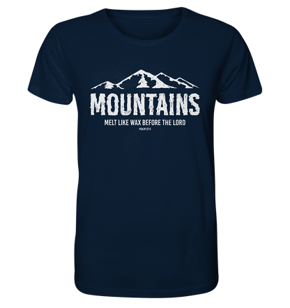 Ps 97,5 - MOUNTAINS - Organic Shirt