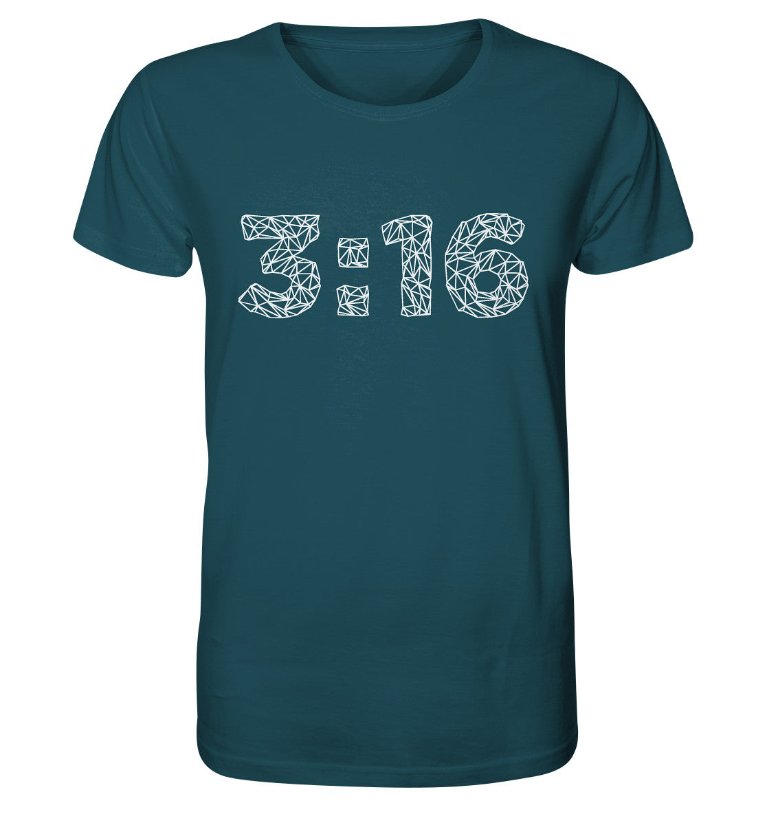 Joh 3,16 - polygon - Organic Shirt