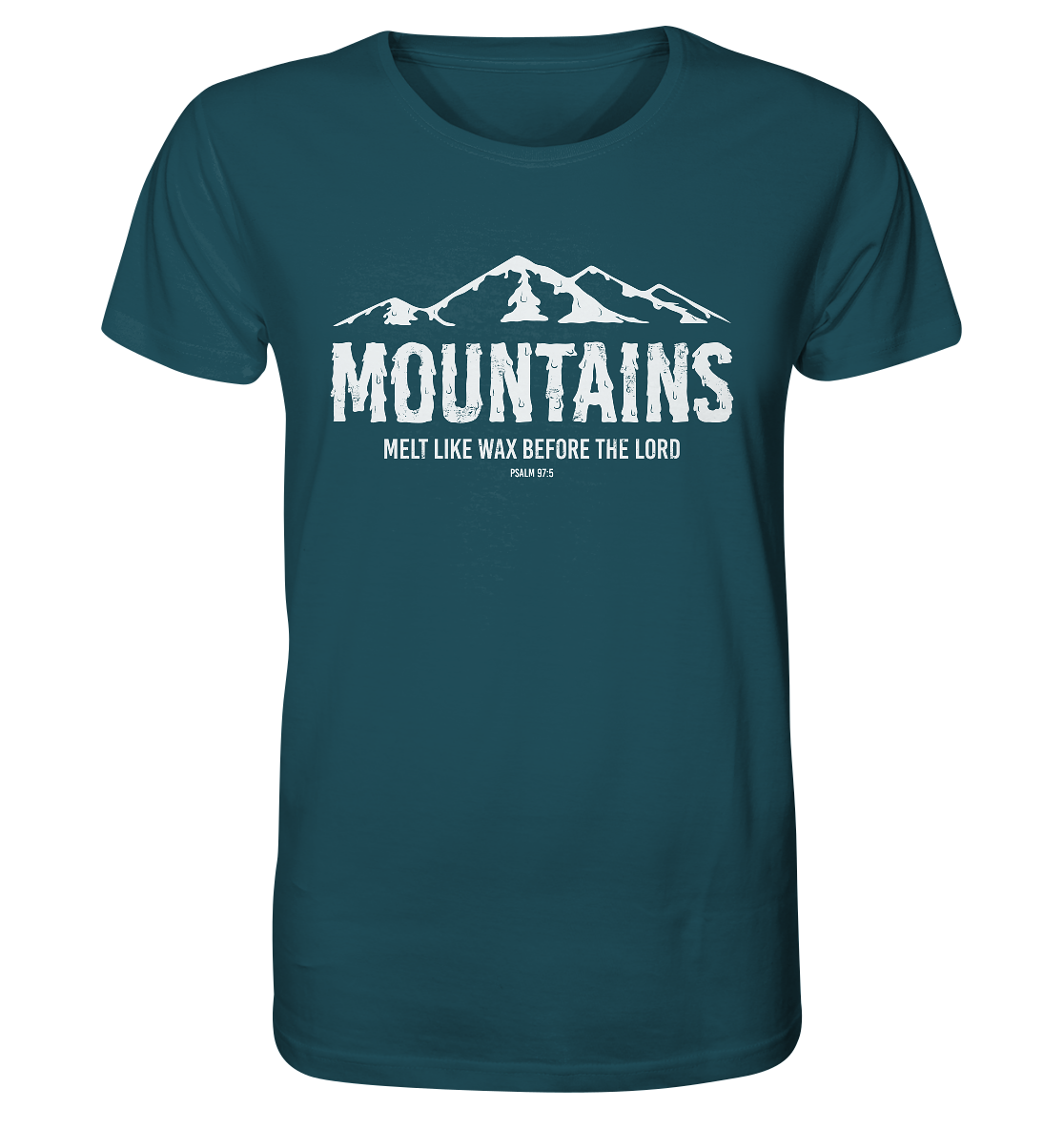 Ps 97,5 - MOUNTAINS - Organic Shirt