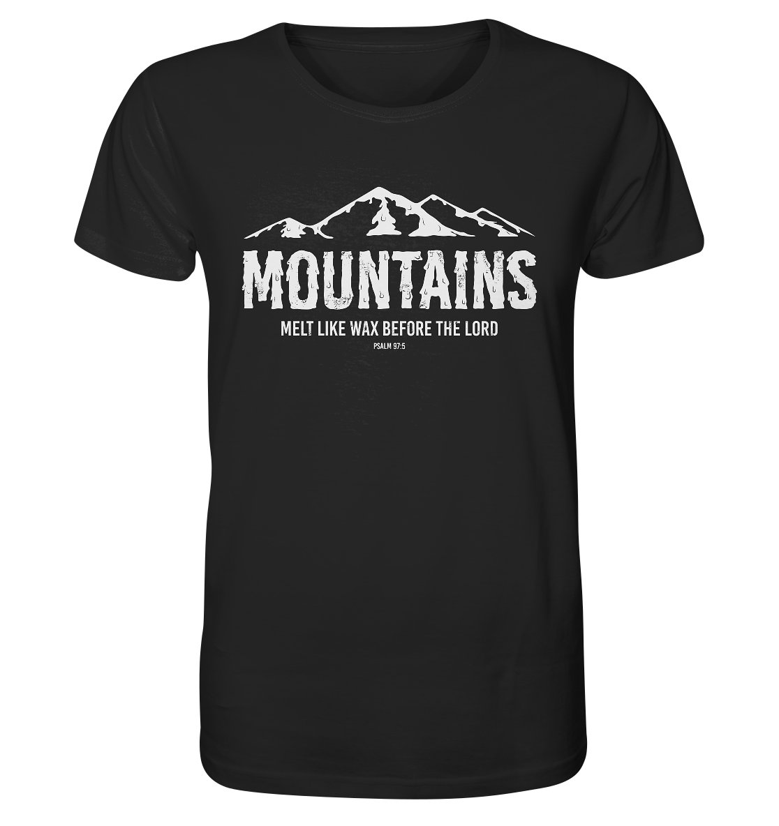 Ps 97,5 - MOUNTAINS - Organic Shirt