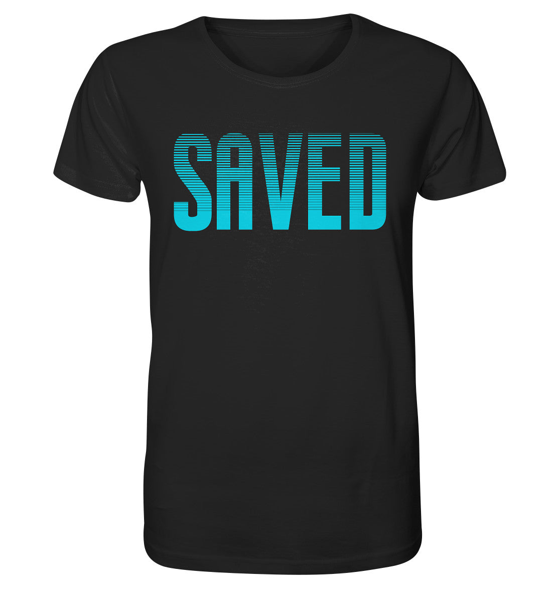 Eph 2,8 - SAVED Design türkis - Organic Shirt