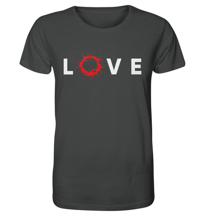 LOVE - Dornenkrone - Organic Shirt