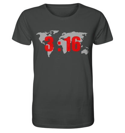 Joh 3,16 - World - Organic Shirt