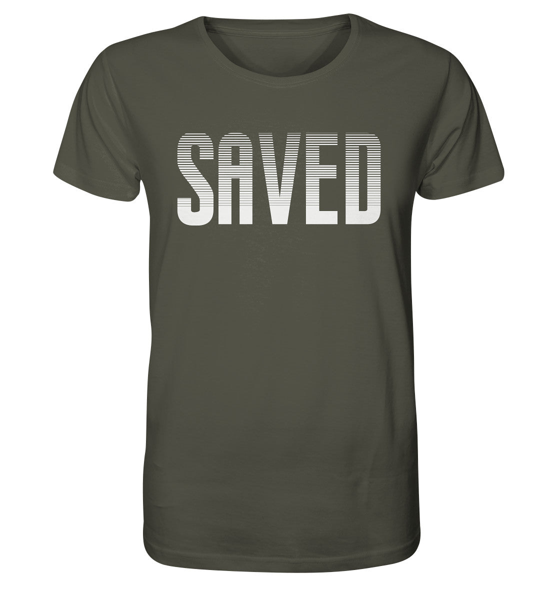 Eph 2,8 - SAVED Design weiß - Organic Shirt