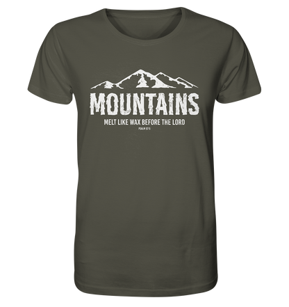 Ps 97,5 - MOUNTAINS - Organic Shirt