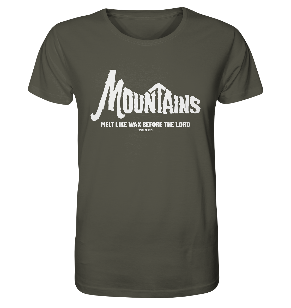 Ps 97,5 - Mountains (2) - Organic Shirt