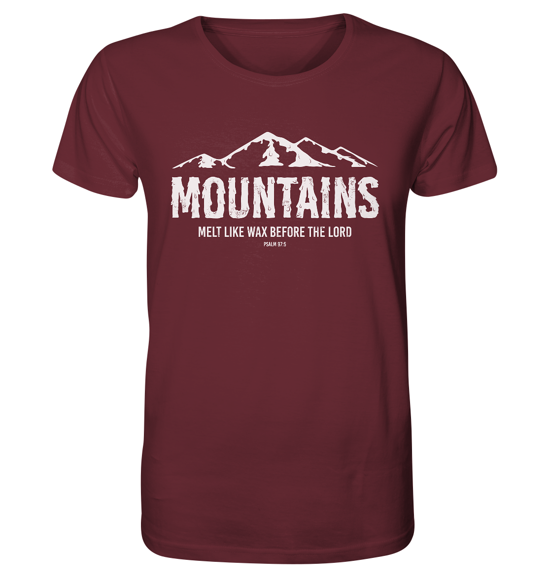 Ps 97,5 - MOUNTAINS - Organic Shirt