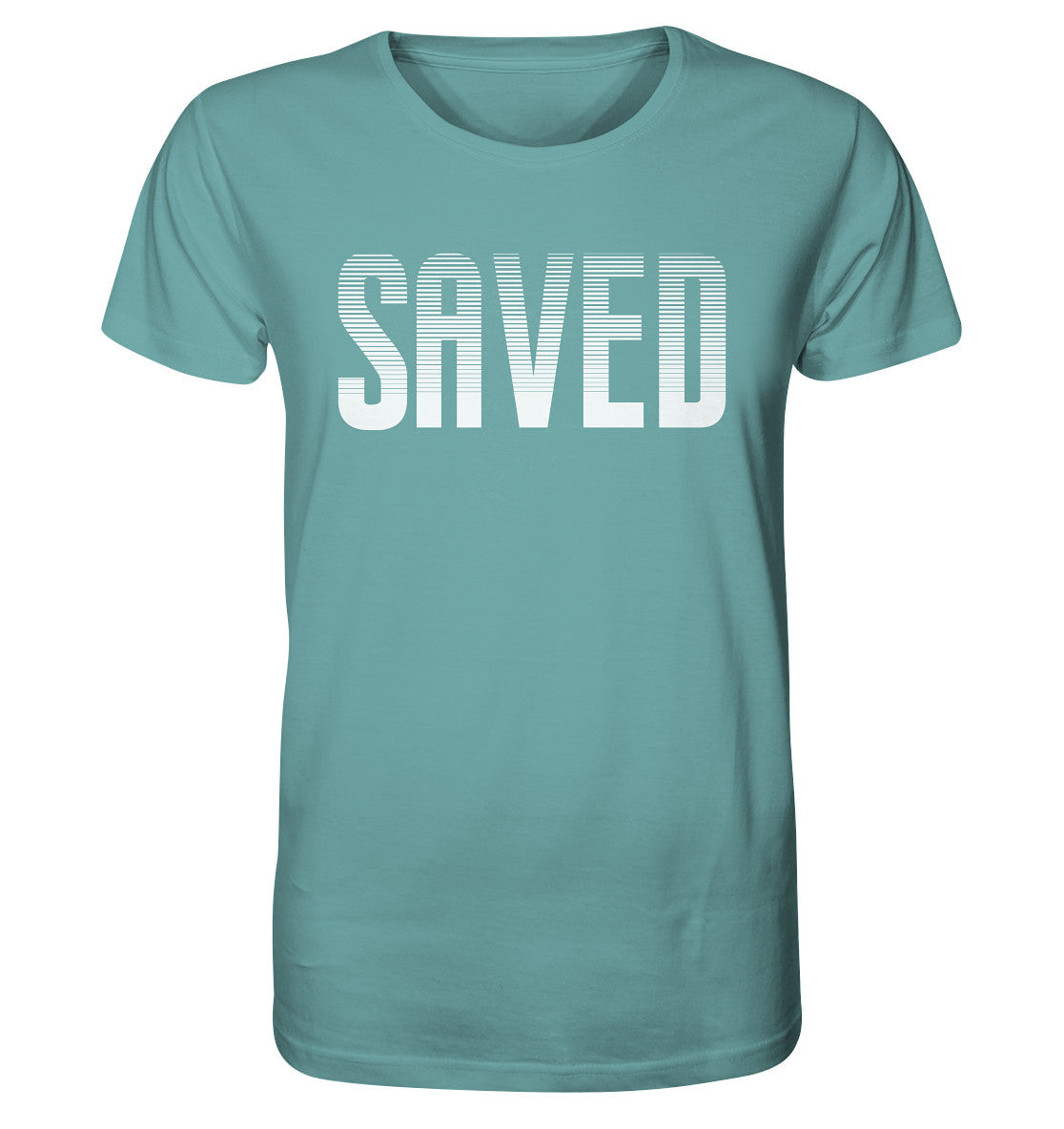 Eph 2,8 - SAVED Design weiß - Organic Shirt