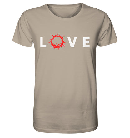 LOVE - Dornenkrone - Organic Shirt