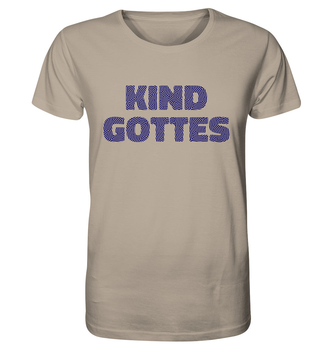 Joh 1,12 - Kind Gottes - Fingerabdruck Dunkelblau - Organic Shirt