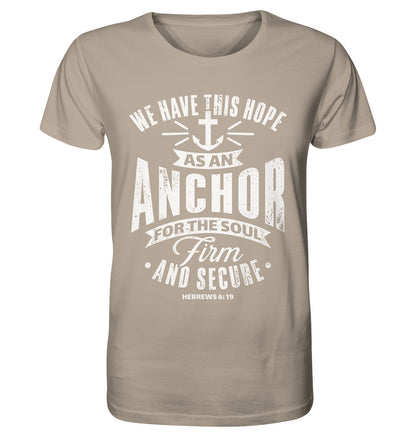 Hebr 6,19 - Anchor - Organic Shirt