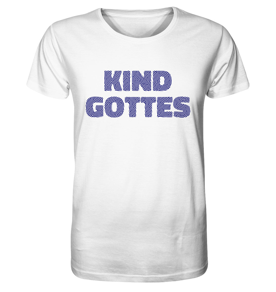 Joh 1,12 - Kind Gottes - Fingerabdruck Dunkelblau - Organic Shirt