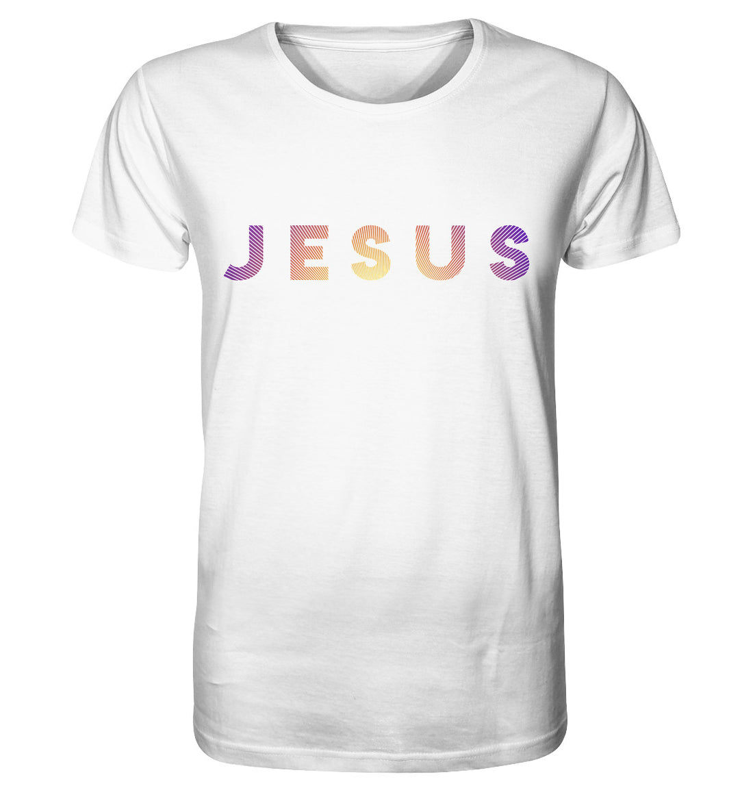 JESUS Farbverlauf - Organic Shirt