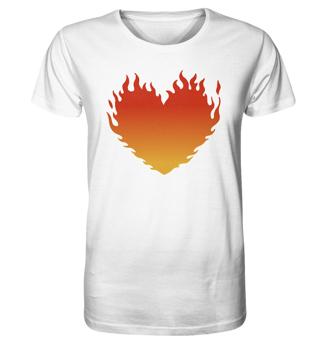 Lk 24,32 - Brennendes Herz - Organic Shirt