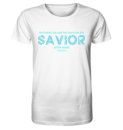 1.Joh 4,14 - SAVIOR - Organic Shirt