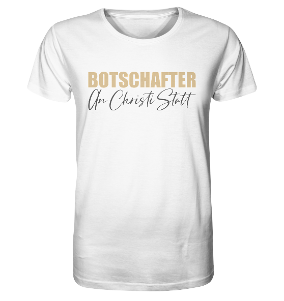 2.Kor 5,20 - Botschafter an Christi Statt - Organic Shirt