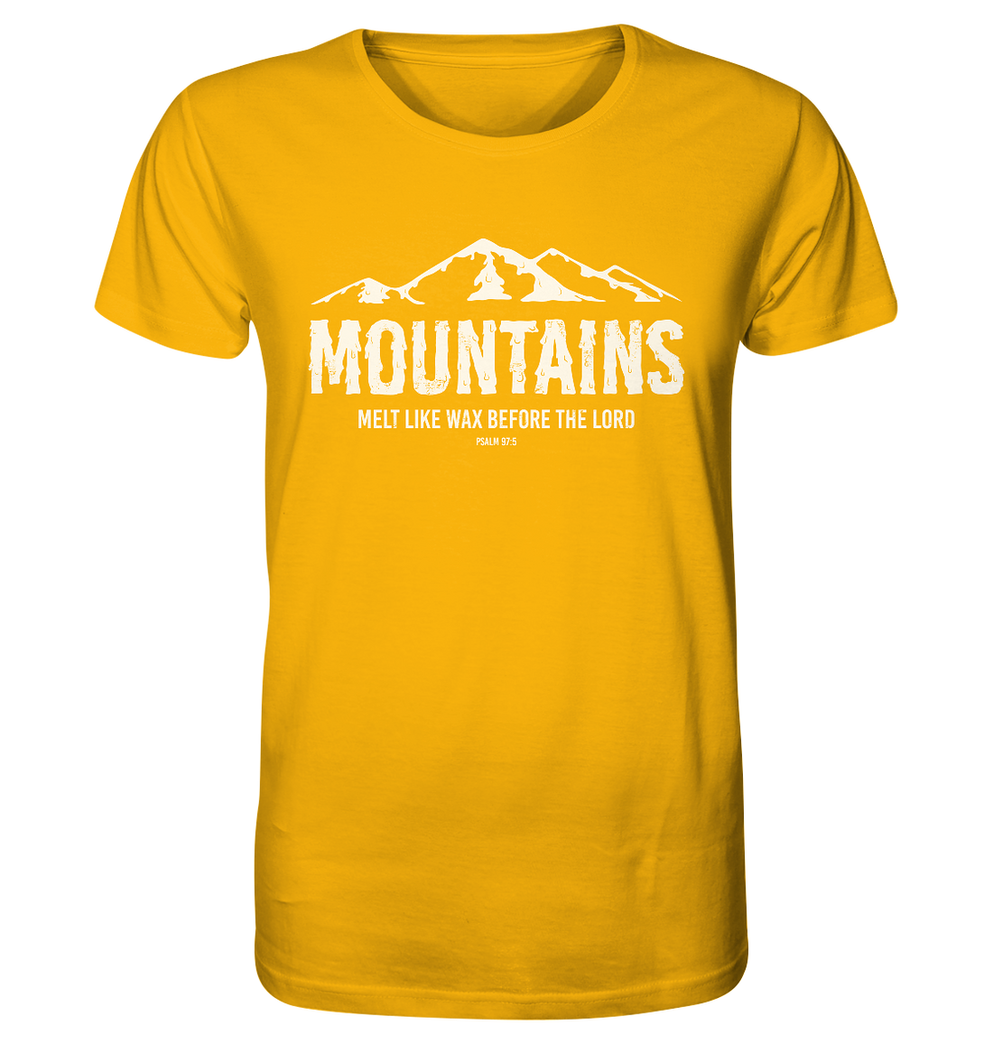 Ps 97,5 - MOUNTAINS - Organic Shirt