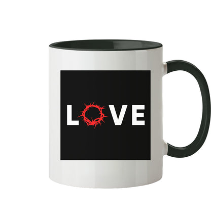 LOVE - Tasse - Tasse zweifarbig