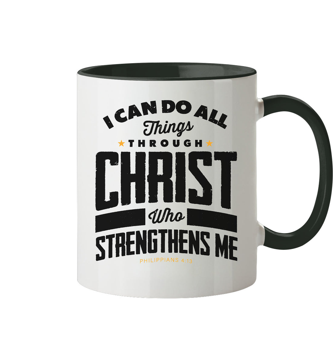 Phil 4,13 - I can do all things - Tasse zweifarbig