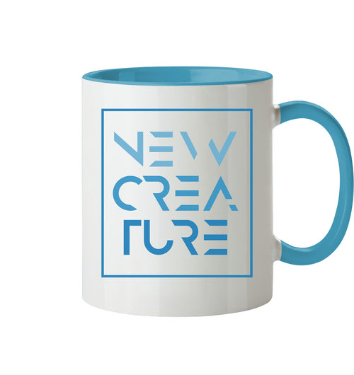 2.Kor 5,17 - New Creature Tasse - Tasse zweifarbig